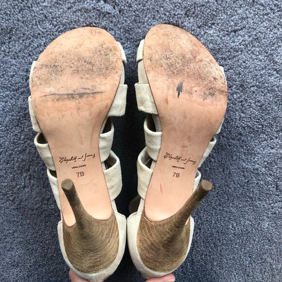 Elizabeth and James suede cris cross heels - Picture 3 of 4